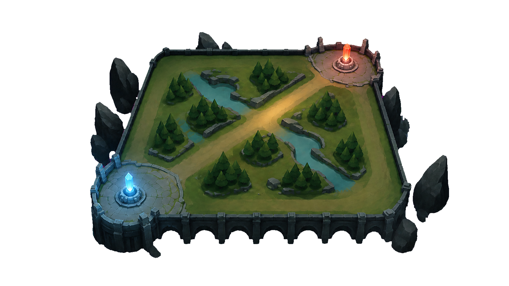 League of Legends Sihirdar Vadisi haritası